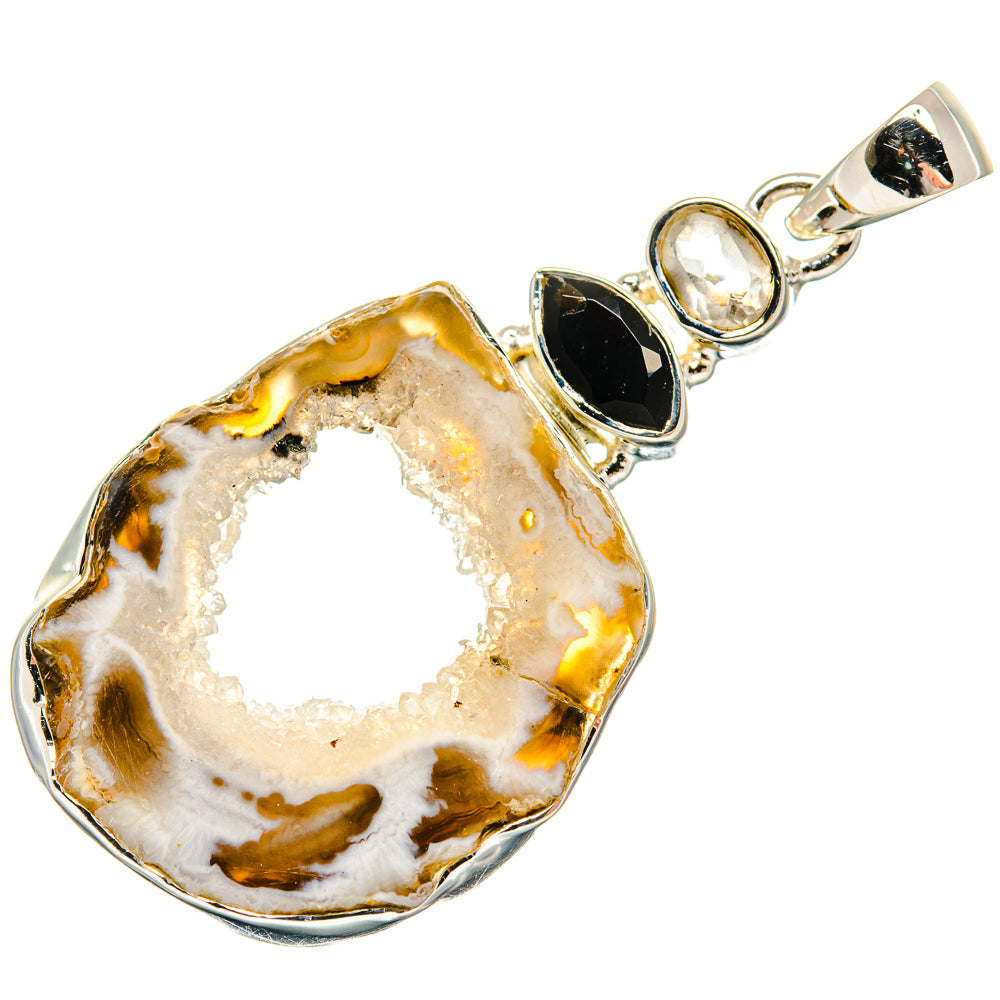 Occo Geode Pendants handcrafted by Anasilvercos - PD25501 - Photo 2