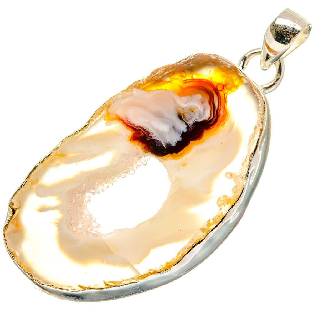 Coconut Geode Druzy Pendants handcrafted by Anasilvercos - PD25502 - Photo 2