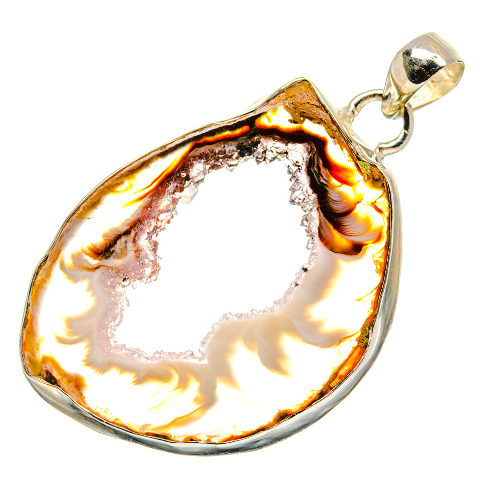 Coconut Geode Druzy Pendants handcrafted by Anasilvercos - PD25504 - Photo 2