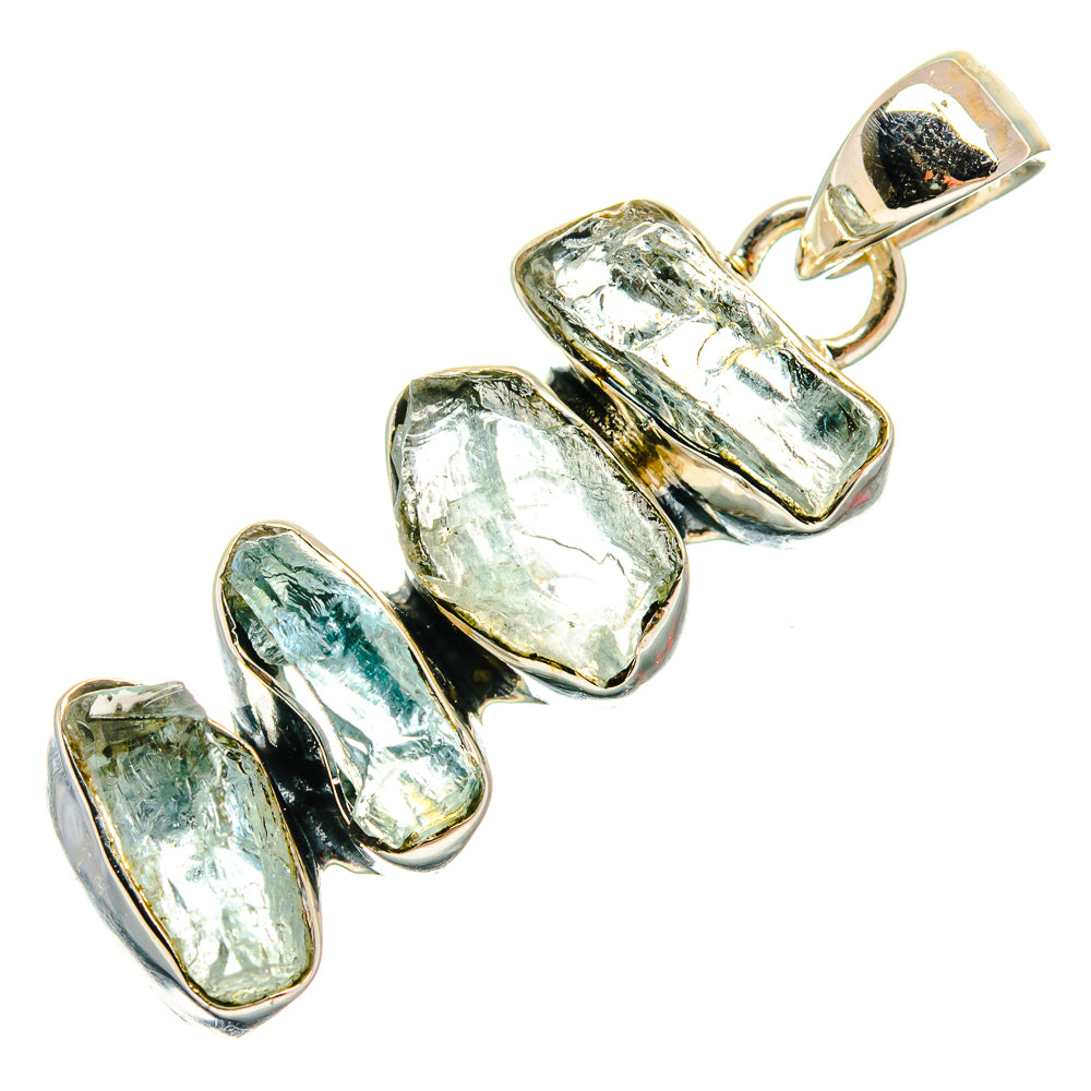 Aquamarine Pendants handcrafted by Anasilvercos - PD25508 - Photo 2