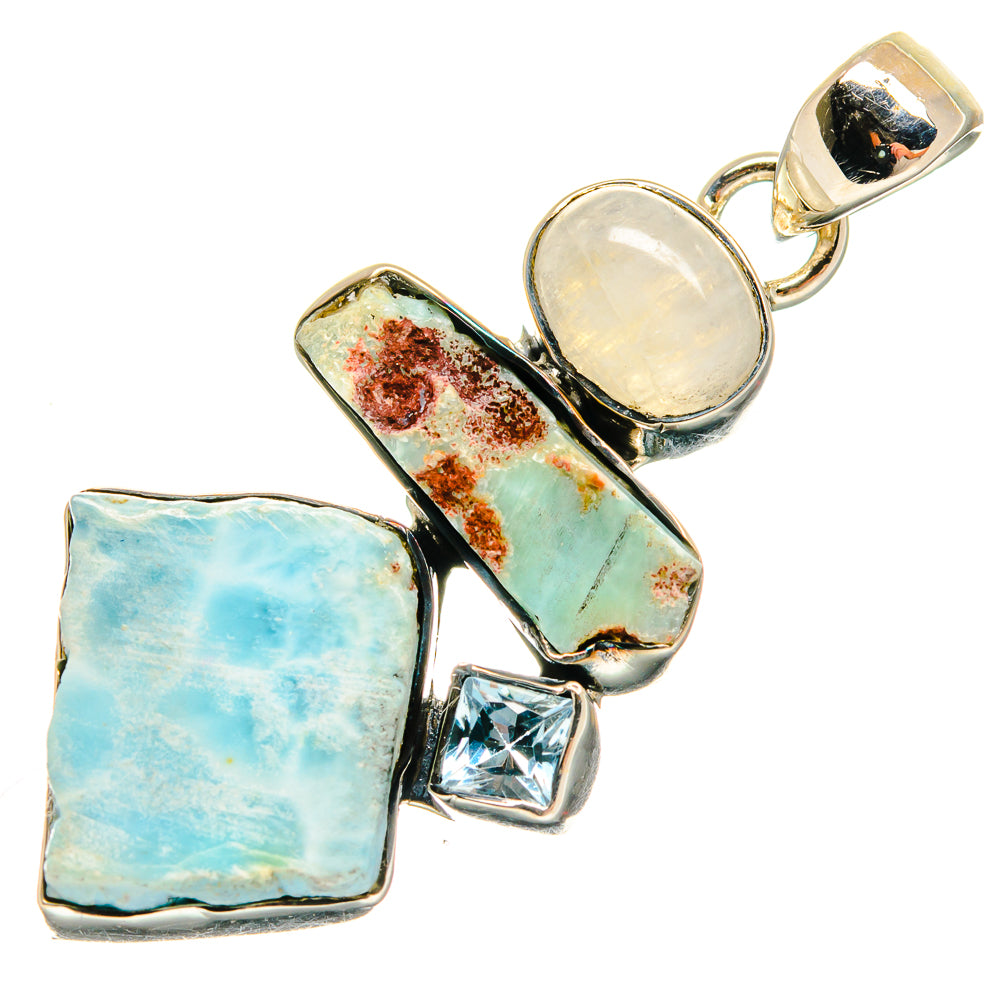 Larimar Pendants handcrafted by Anasilvercos - PD25513 - Photo 2