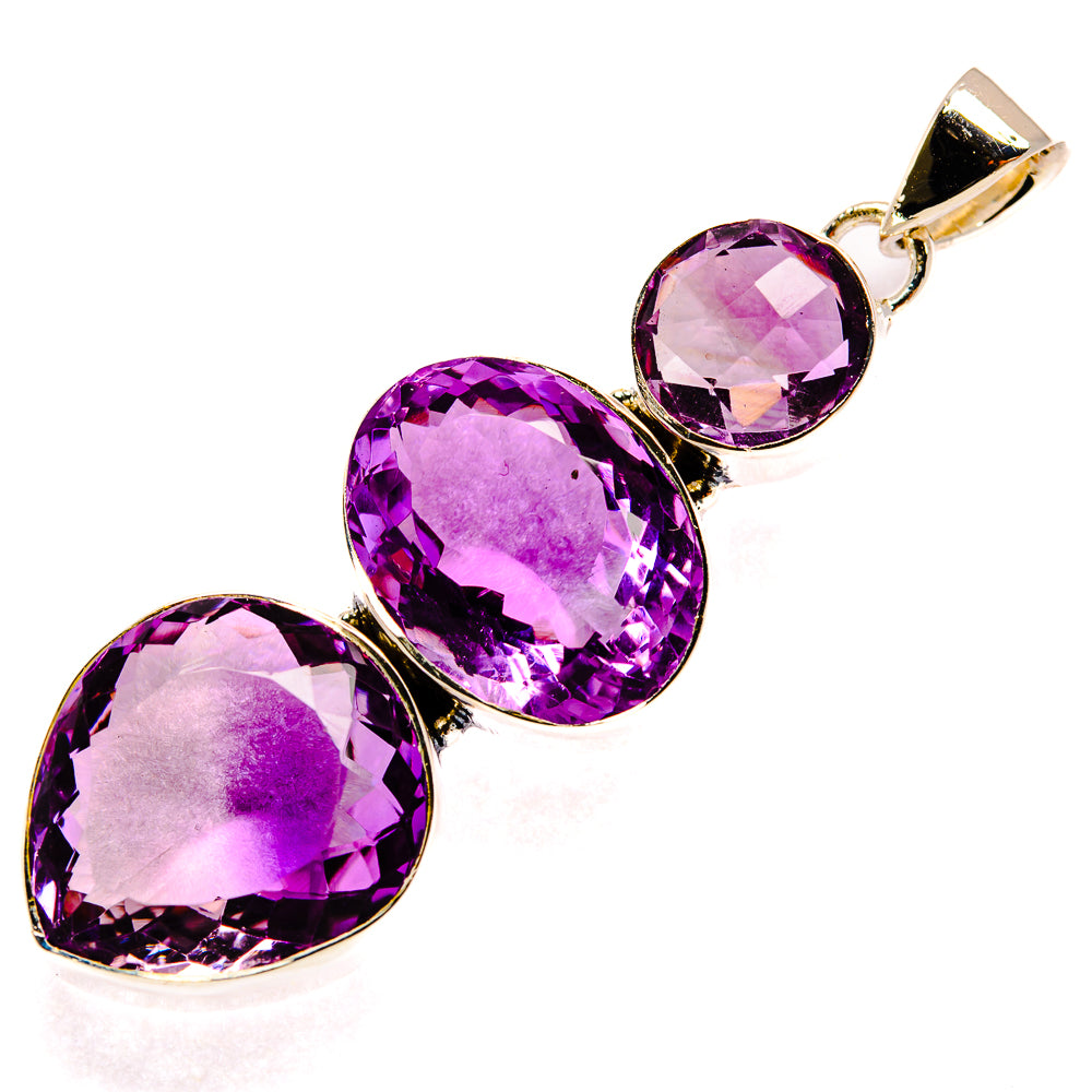Amethyst Pendants handcrafted by Anasilvercos - PD25517 - Photo 2