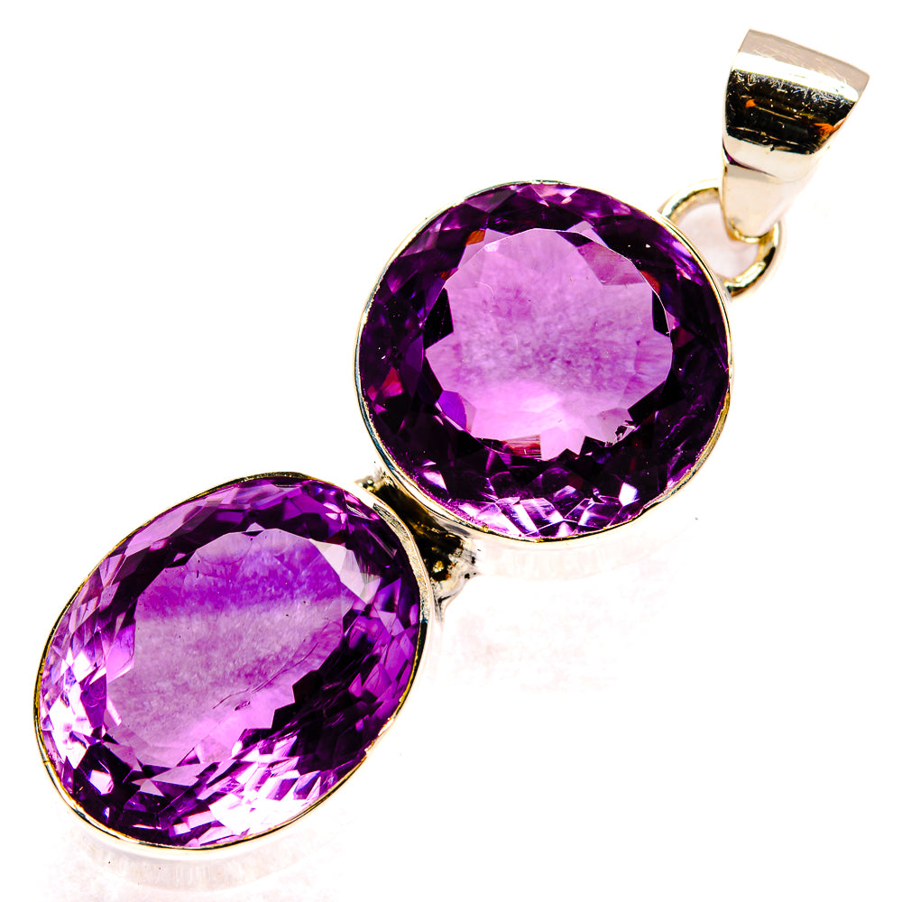 Amethyst Pendants handcrafted by Anasilvercos - PD25519 - Photo 2