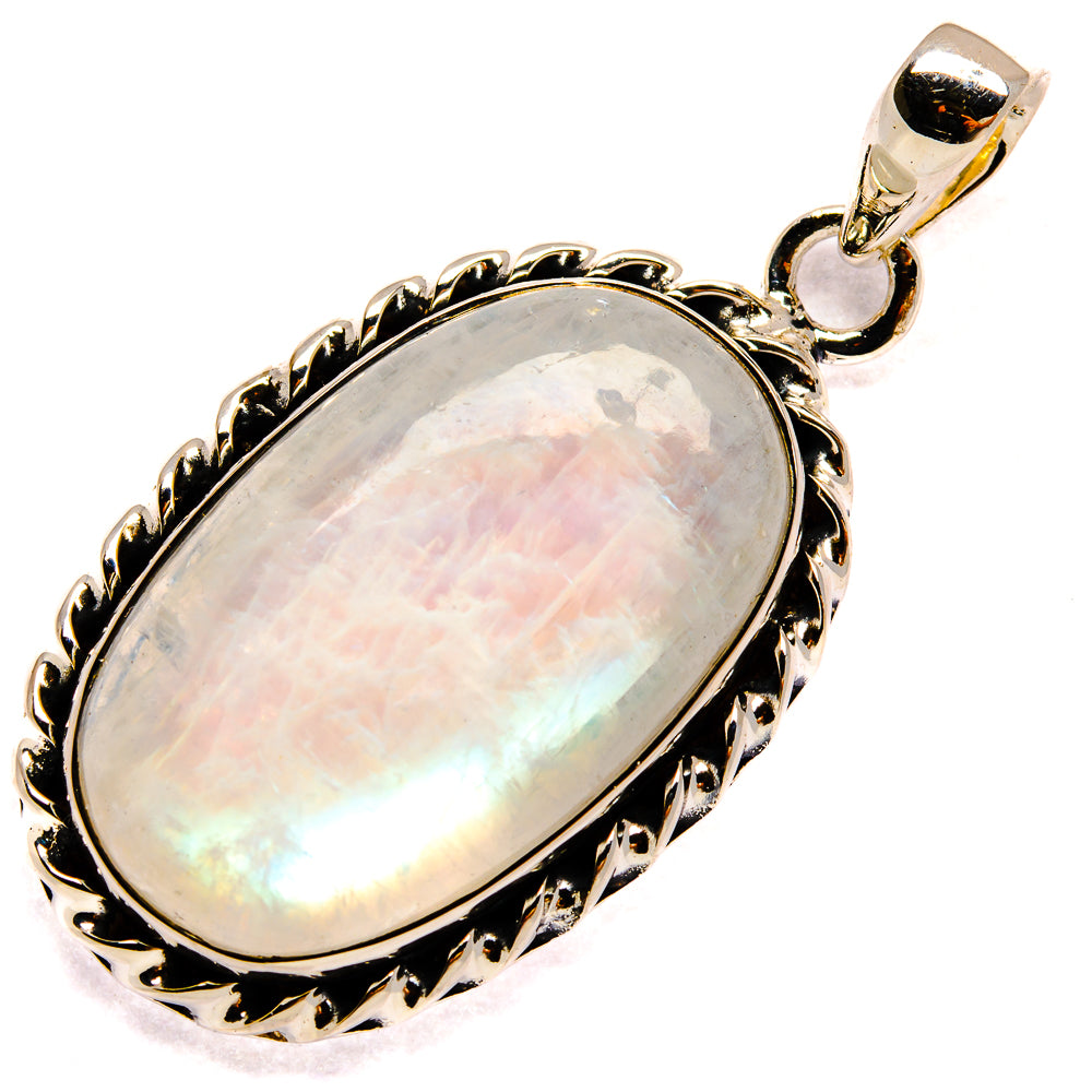 Rainbow Moonstone Pendants handcrafted by Anasilvercos - PD25527 - Photo 2