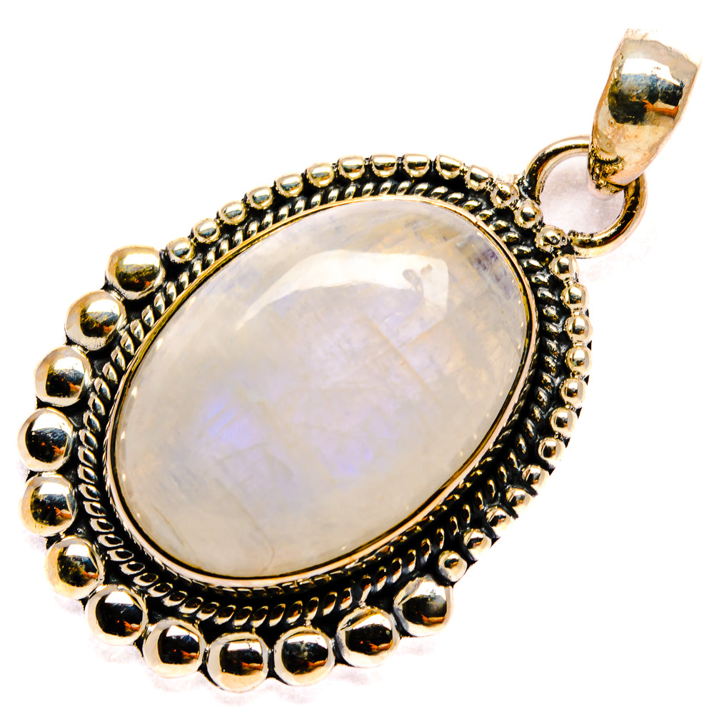 Rainbow Moonstone Pendants handcrafted by Anasilvercos - PD25529 - Photo 2