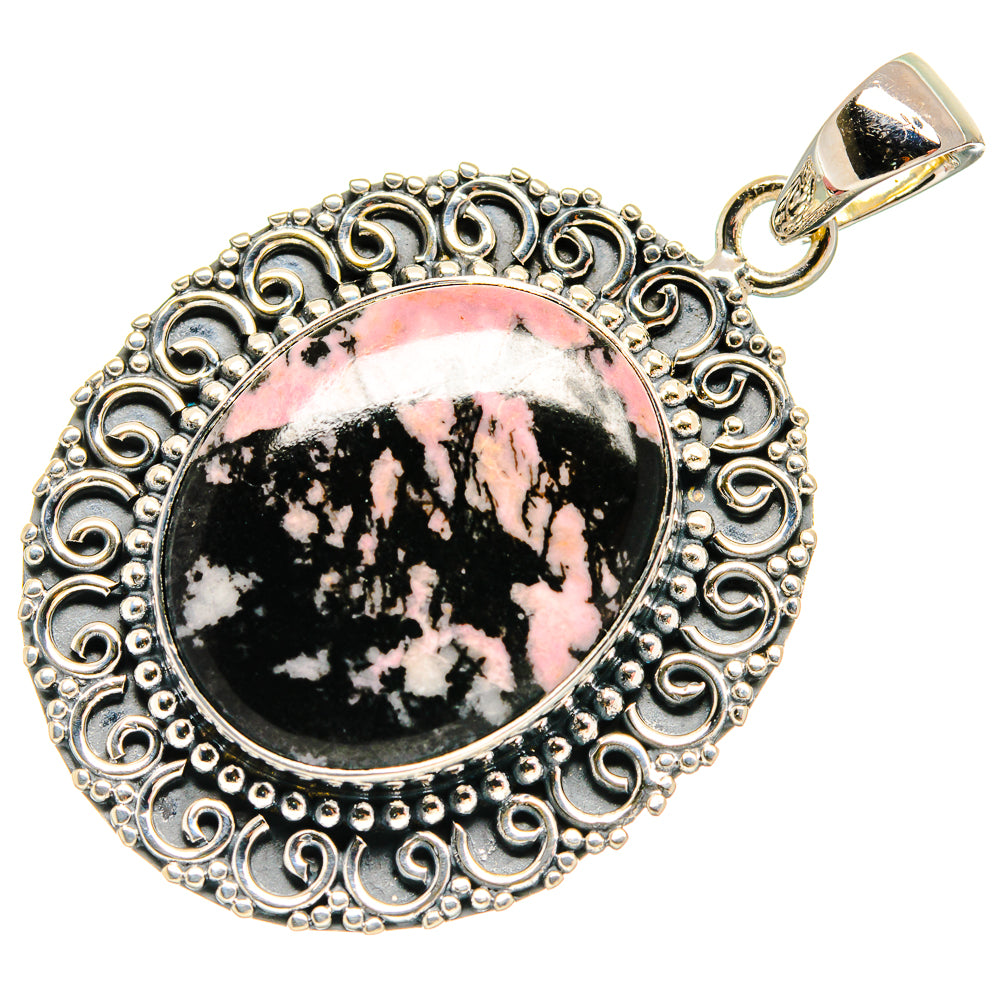 Rhodonite Pendants handcrafted by Anasilvercos - PD25533 - Photo 2