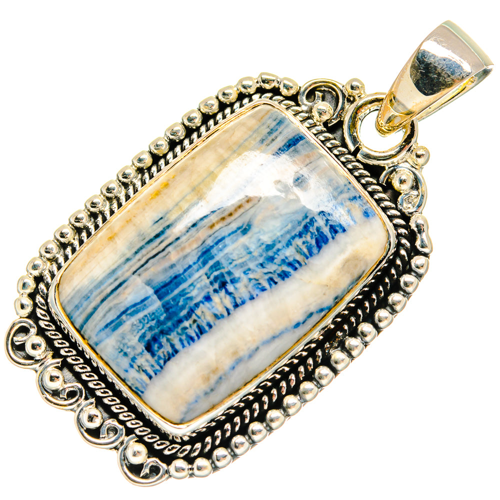 Blue Scheelite Pendants handcrafted by Anasilvercos - PD25538 - Photo 2