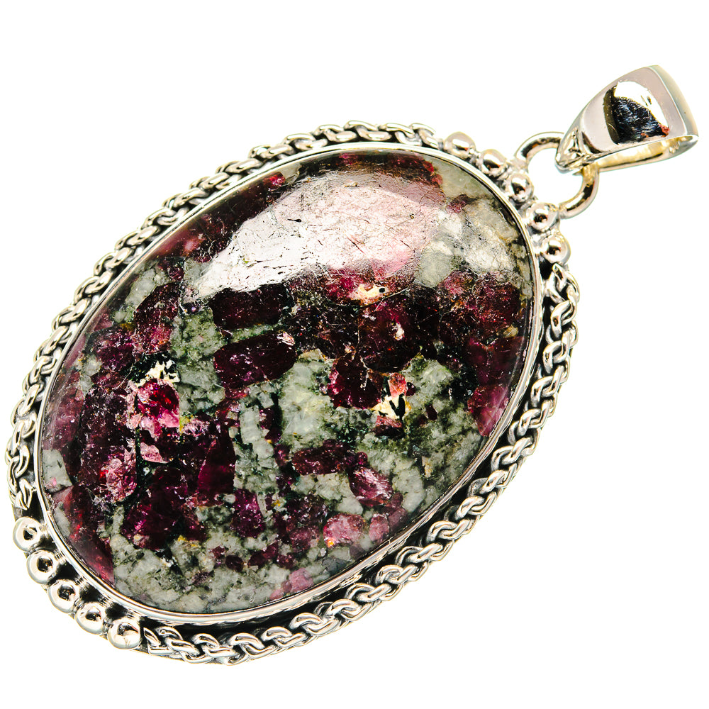 Russian Eudialyte Pendants handcrafted by Anasilvercos - PD25542 - Photo 2