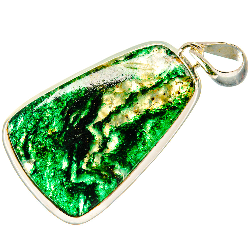Green Aventurine Pendants handcrafted by Anasilvercos - PD25544 - Photo 2