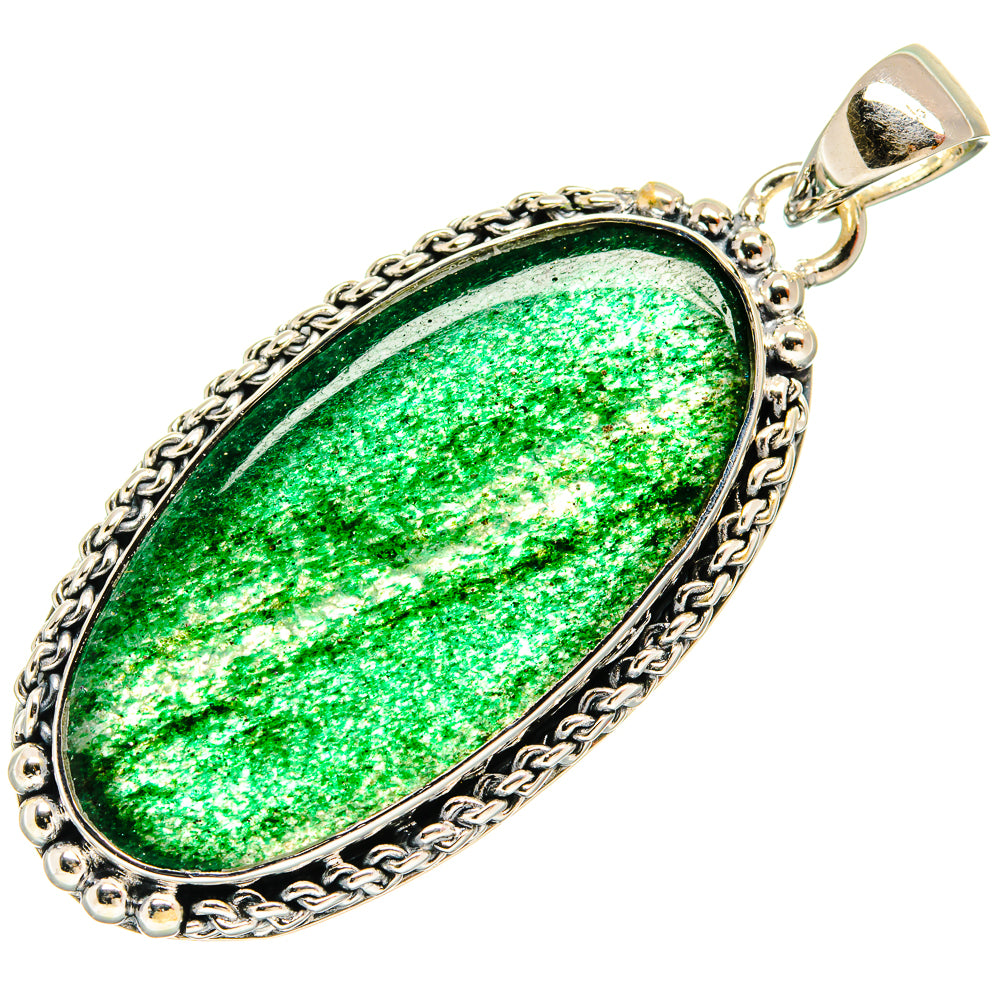 Green Aventurine Pendants handcrafted by Anasilvercos - PD25545 - Photo 2