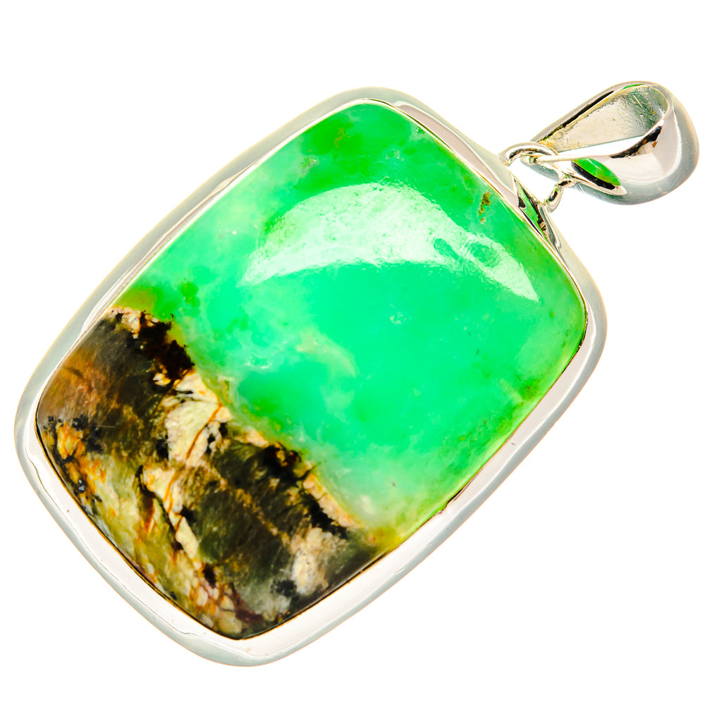 Chrysoprase Pendants handcrafted by Anasilvercos - PD25546 - Photo 2