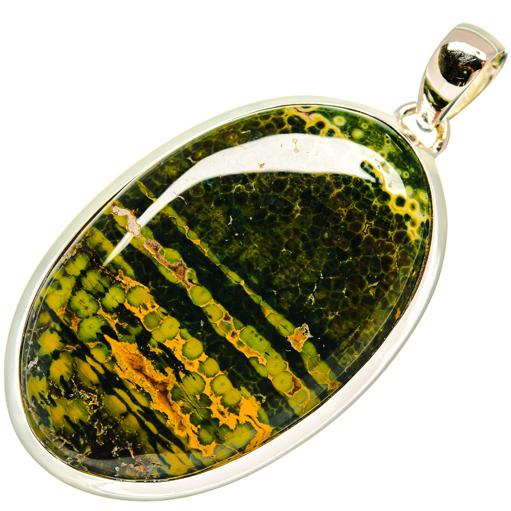 Ocean Jasper Pendants handcrafted by Anasilvercos - PD25551 - Photo 2