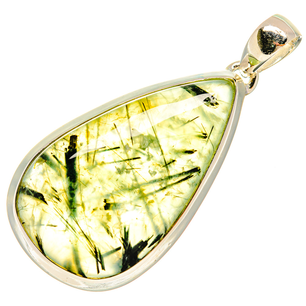 Prehnite Pendants handcrafted by Anasilvercos - PD25557 - Photo 2