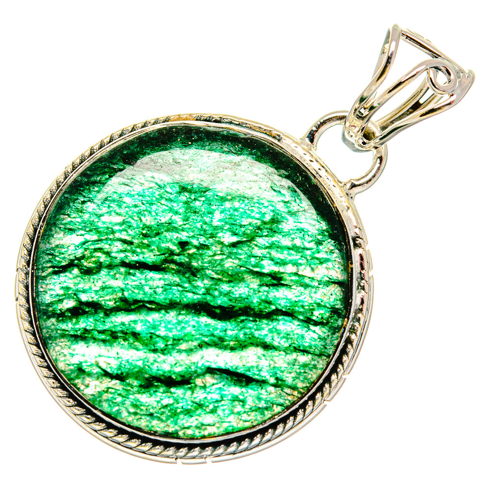 Green Aventurine Pendants handcrafted by Anasilvercos - PD25570 - Photo 2