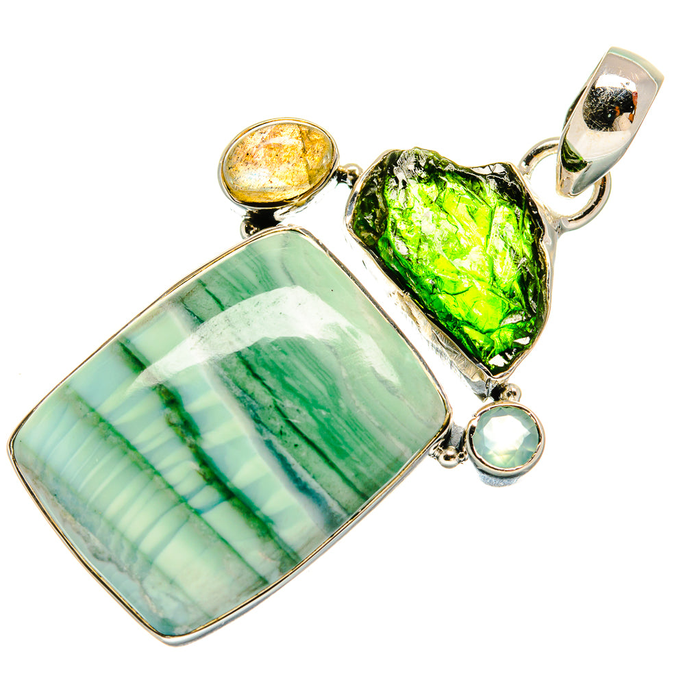 Ocean Jasper Pendants handcrafted by Anasilvercos - PD25575 - Photo 2