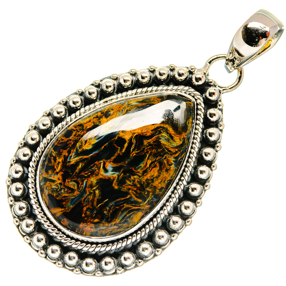 Pietersite Pendants handcrafted by Anasilvercos - PD25589 - Photo 2