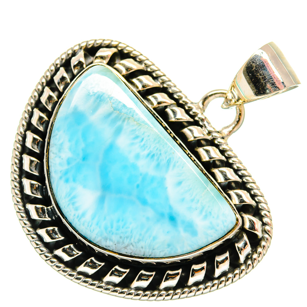 Larimar Pendants handcrafted by Anasilvercos - PD25596 - Photo 2