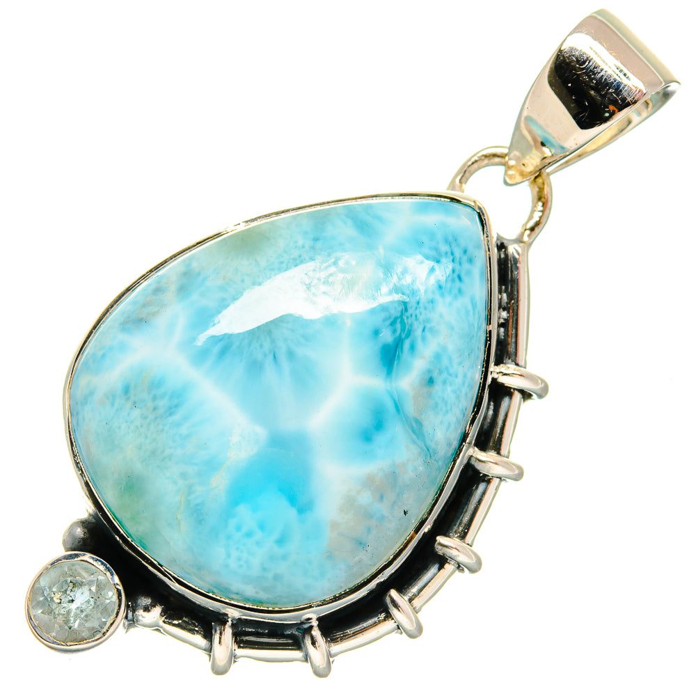 Larimar Pendants handcrafted by Anasilvercos - PD25598 - Photo 2
