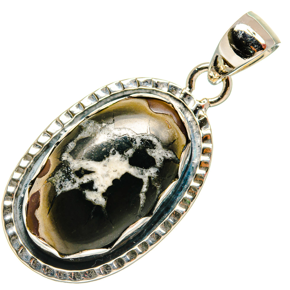 Septarian Geode Pendants handcrafted by Anasilvercos - PD25602 - Photo 2