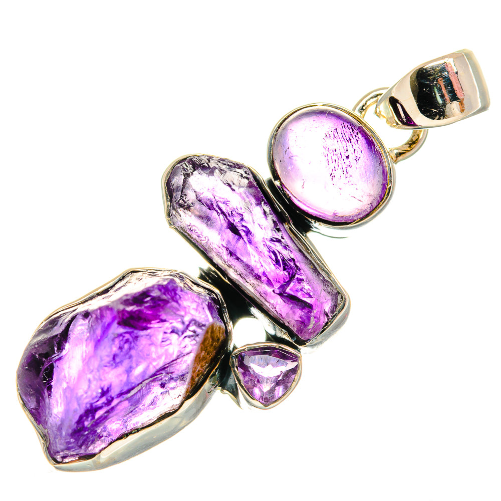 Amethyst Pendants handcrafted by Anasilvercos - PD25606 - Photo 2