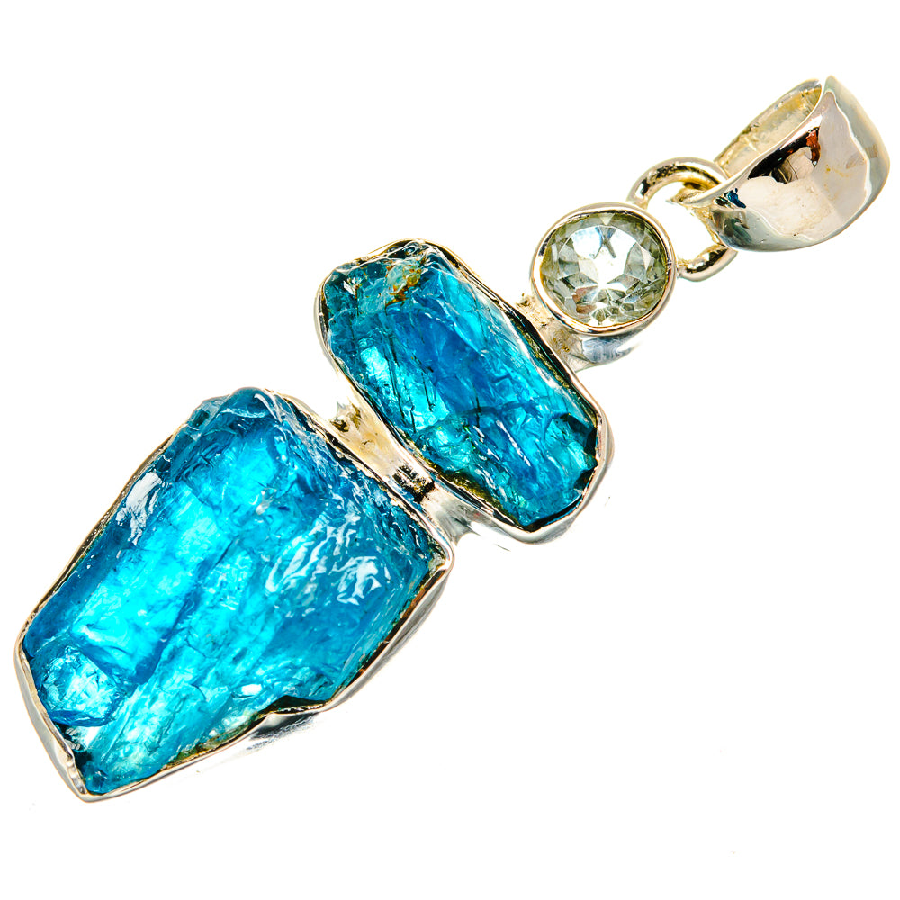 Apatite Pendants handcrafted by Anasilvercos - PD25608 - Photo 2