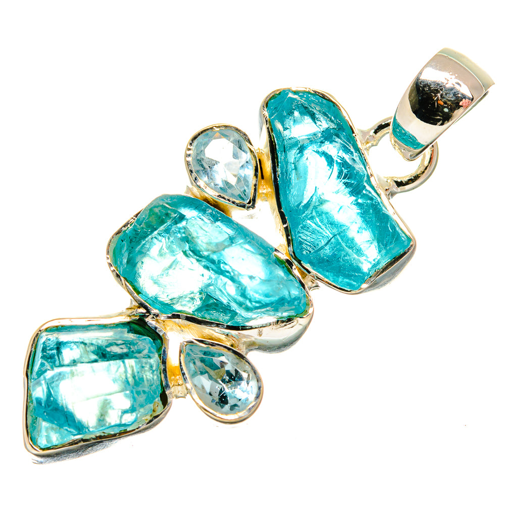 Apatite Pendants handcrafted by Anasilvercos - PD25614 - Photo 2