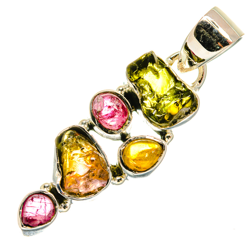 Tourmaline Pendants handcrafted by Anasilvercos - PD25626 - Photo 2