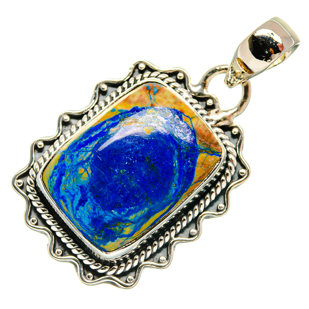 Azurite Pendants handcrafted by Anasilvercos - PD25639 - Photo 2