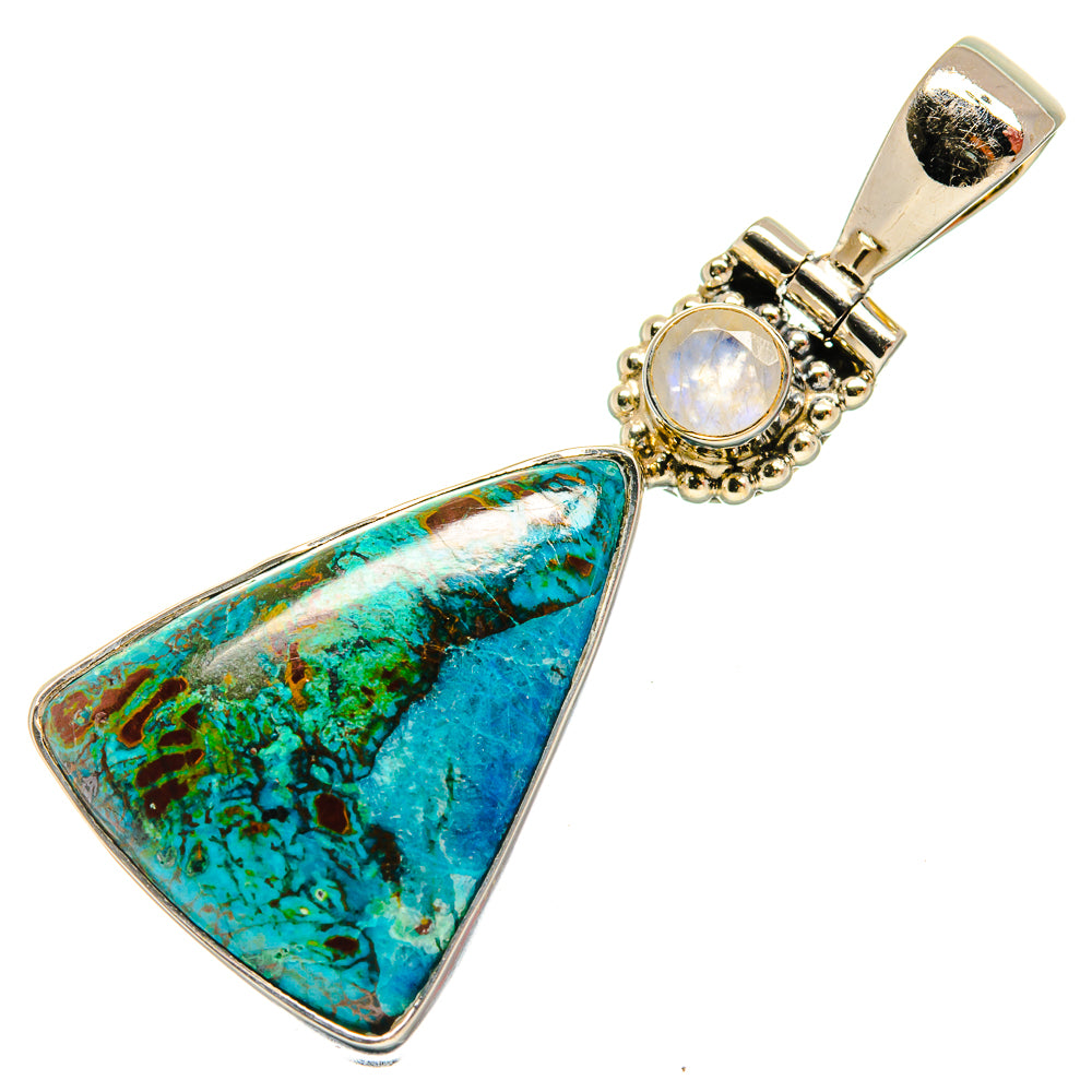 Chrysocolla Pendants handcrafted by Anasilvercos - PD25668 - Photo 2