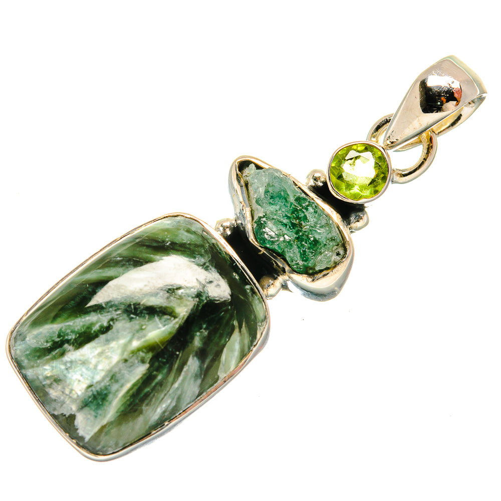 Seraphinite Pendants handcrafted by Anasilvercos - PD25670 - Photo 2
