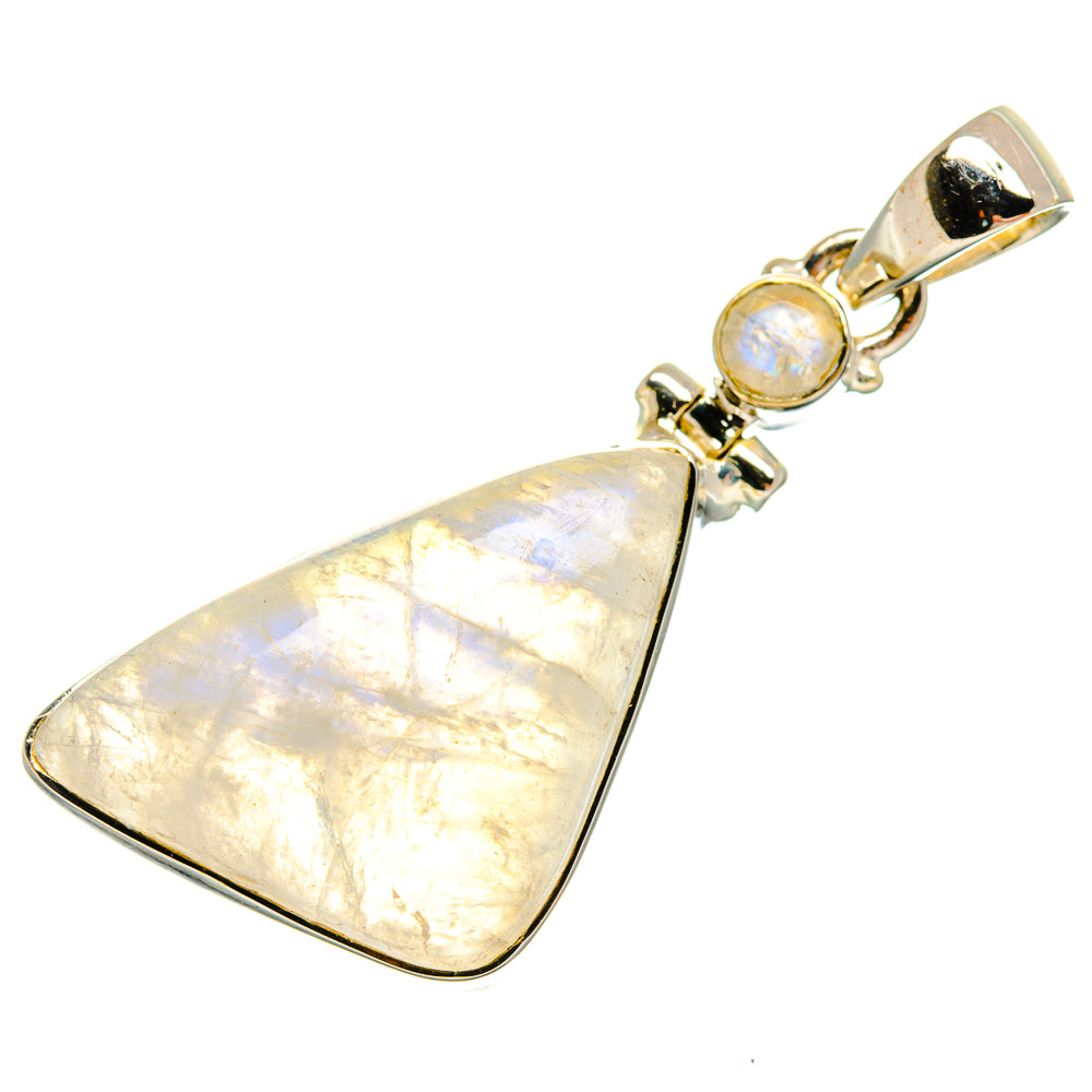 Rainbow Moonstone Pendants handcrafted by Anasilvercos - PD25682 - Photo 2