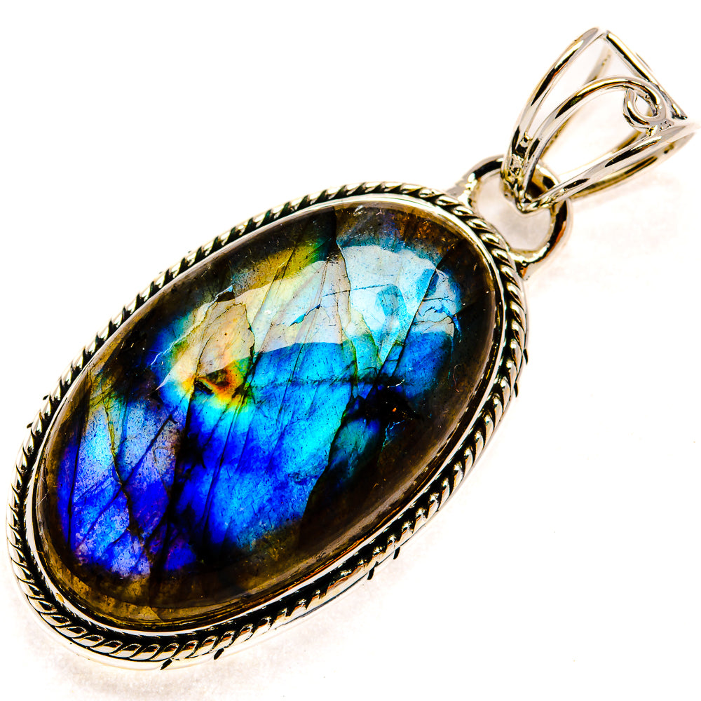 Labradorite Pendants handcrafted by Anasilvercos - PD25698 - Photo 2