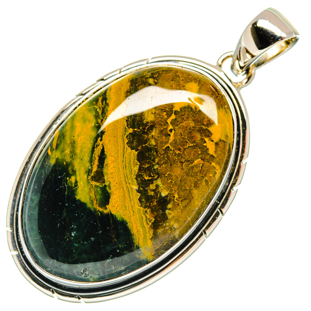 Ocean Jasper Pendants handcrafted by Anasilvercos - PD25706 - Photo 2