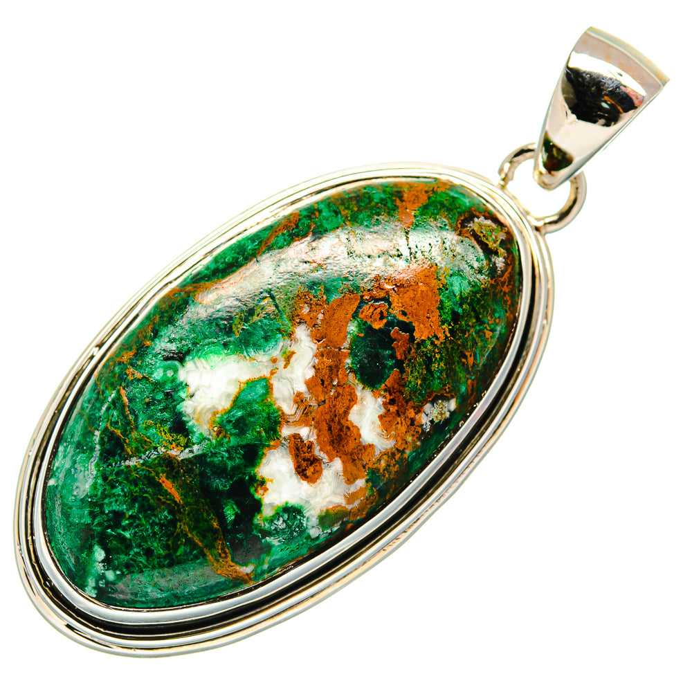 Chrysocolla Pendants handcrafted by Anasilvercos - PD25718 - Photo 2