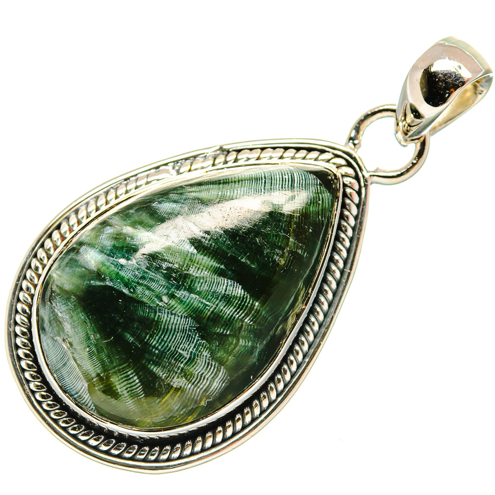 Seraphinite Pendants handcrafted by Anasilvercos - PD25752 - Photo 2