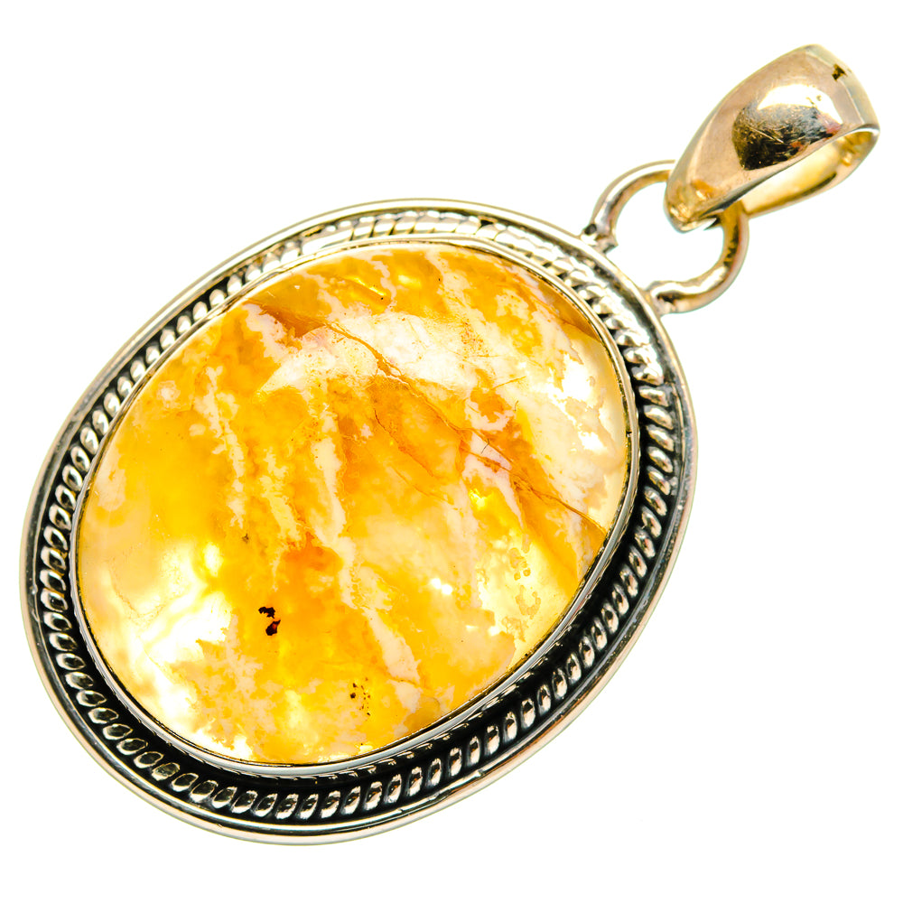 Plume Agate Pendants handcrafted by Anasilvercos - PD25754 - Photo 2