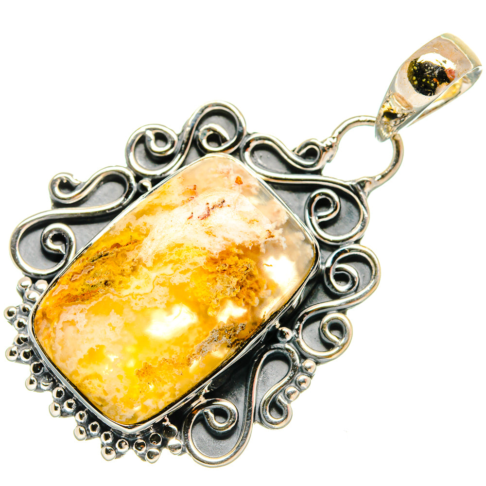 Plume Agate Pendants handcrafted by Anasilvercos - PD25755 - Photo 2