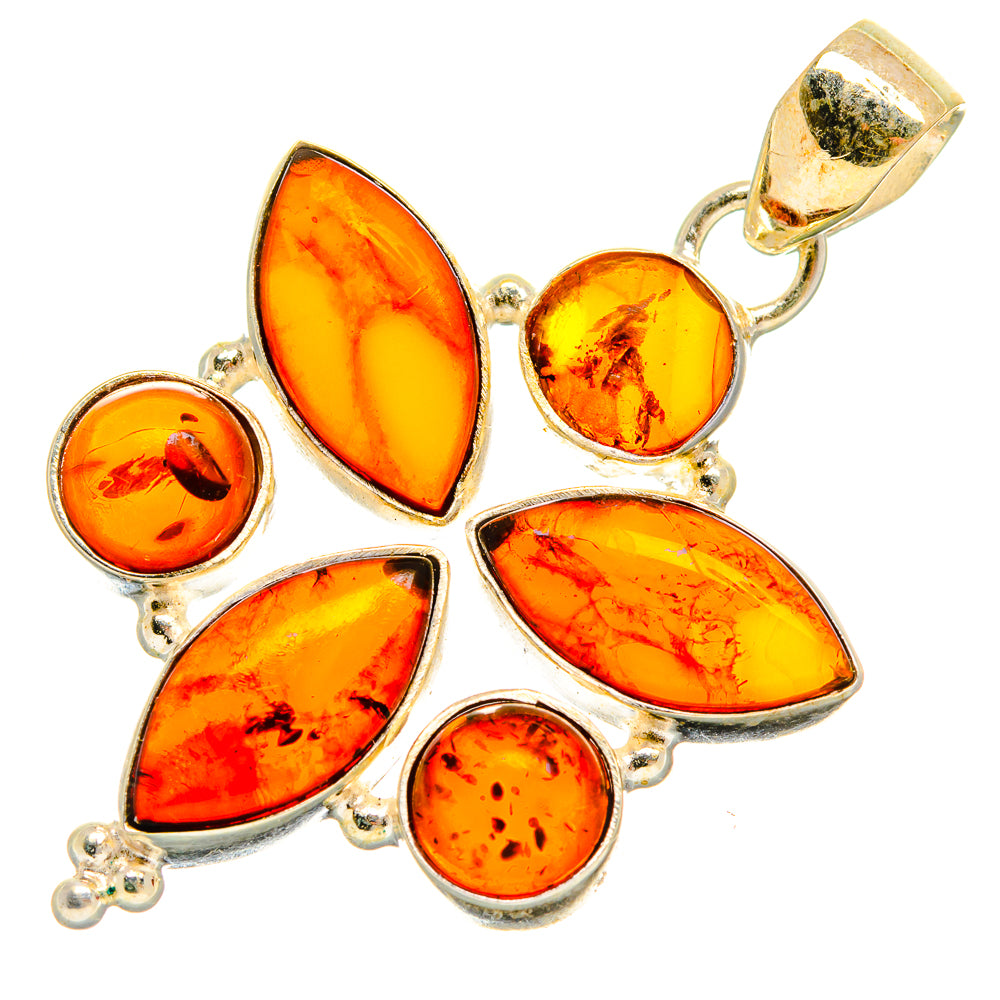 Baltic Amber Pendants handcrafted by Anasilvercos - PD25761 - Photo 2