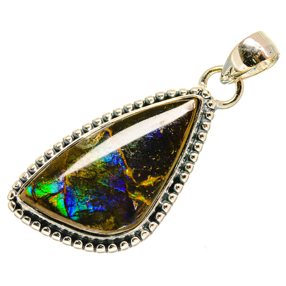 Ammolite Pendants handcrafted by Anasilvercos - PD25766 - Photo 2