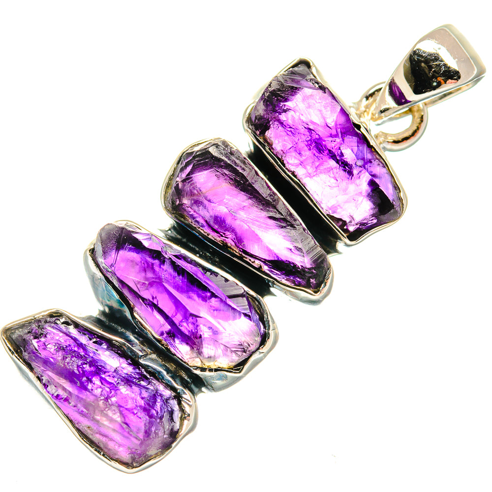 Amethyst Pendants handcrafted by Anasilvercos - PD25773 - Photo 2