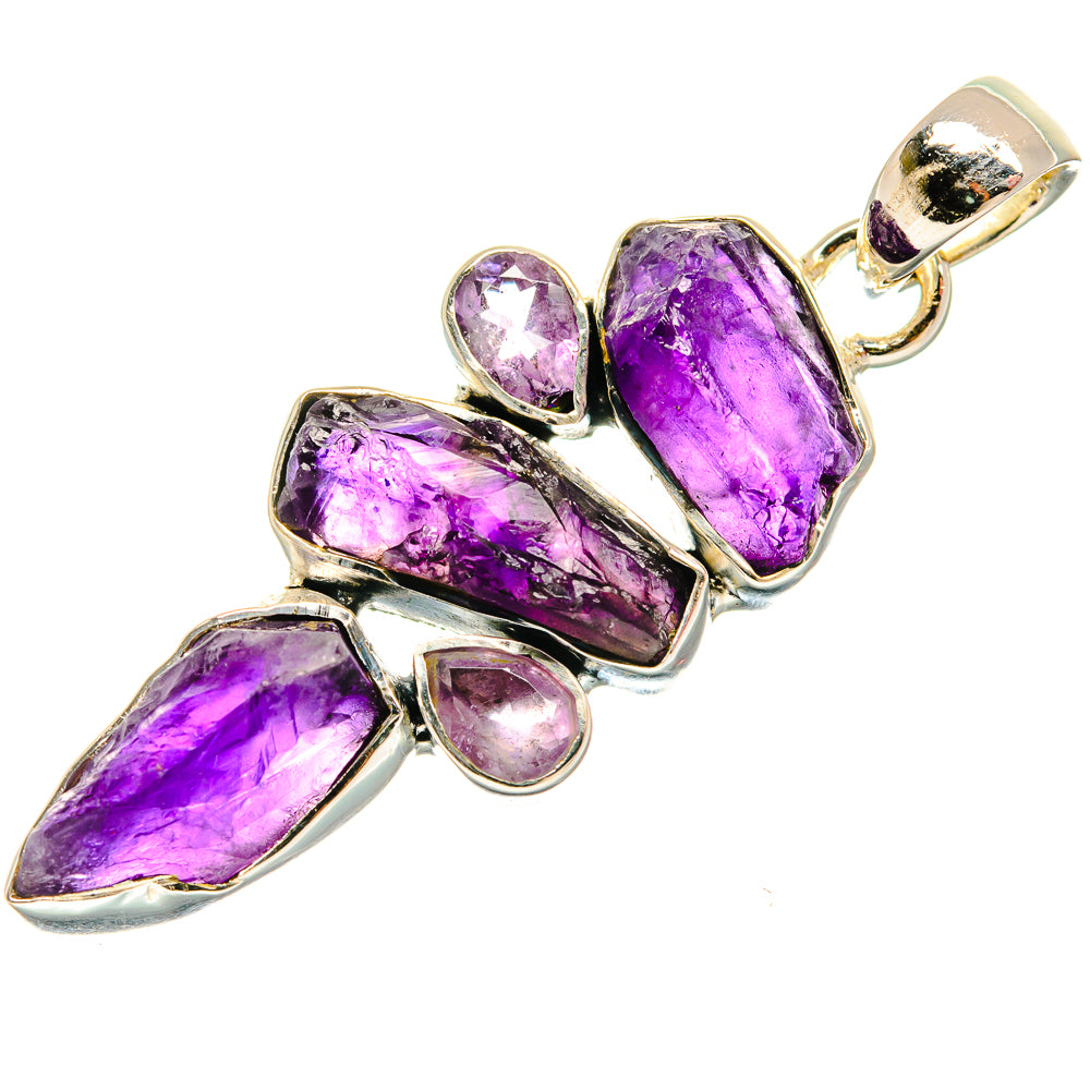 Amethyst Pendants handcrafted by Anasilvercos - PD25777 - Photo 2