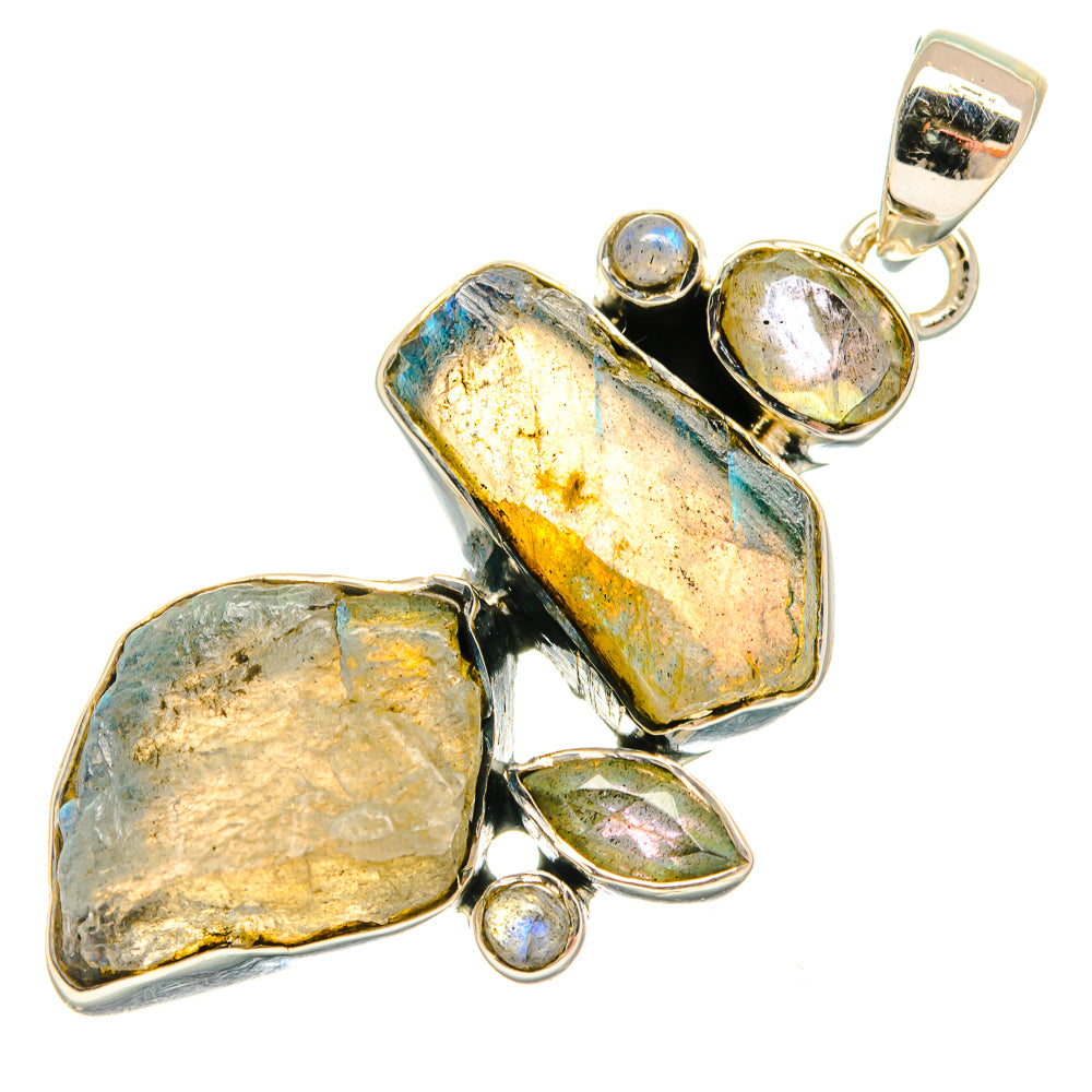 Labradorite Pendants handcrafted by Anasilvercos - PD25780 - Photo 2