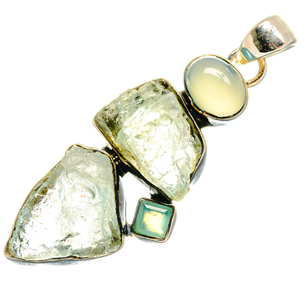 Aquamarine Pendants handcrafted by Anasilvercos - PD25781 - Photo 2