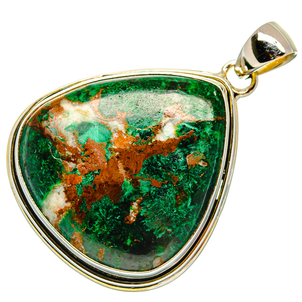 Chrysocolla Pendants handcrafted by Anasilvercos - PD25804 - Photo 2