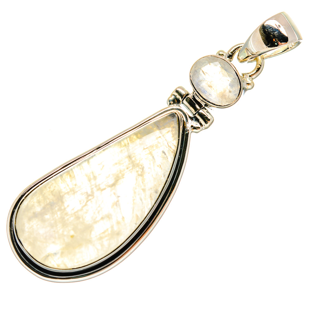 Rainbow Moonstone Pendants handcrafted by Anasilvercos - PD25826 - Photo 2