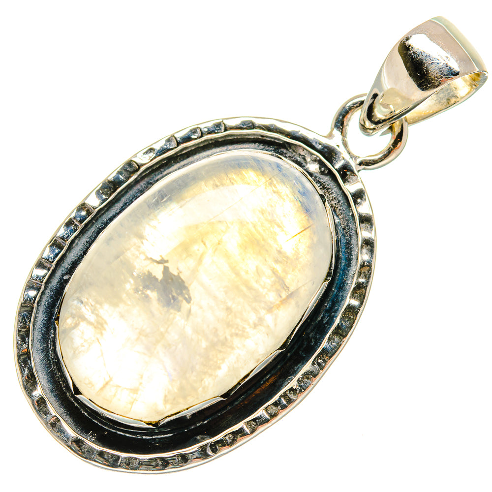 Rainbow Moonstone Pendants handcrafted by Anasilvercos - PD25829 - Photo 2
