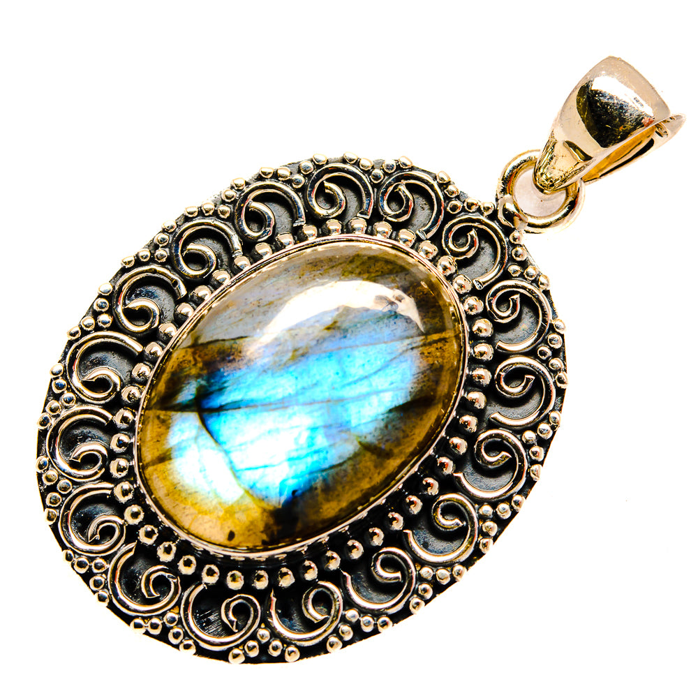 Labradorite Pendants handcrafted by Anasilvercos - PD25838 - Photo 2