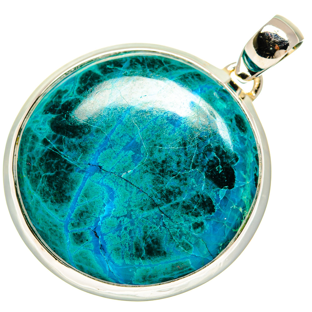 Chrysocolla Pendants handcrafted by Anasilvercos - PD25843 - Photo 2