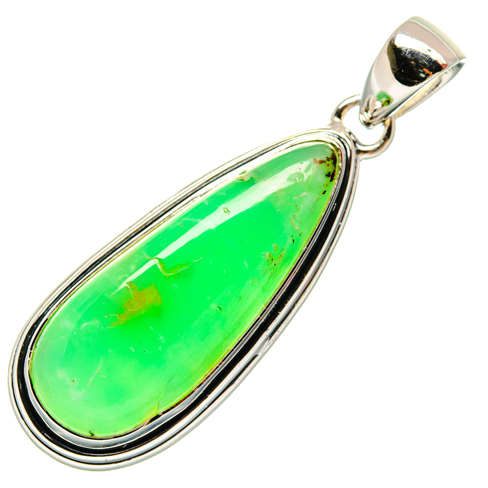 Chrysoprase Pendants handcrafted by Anasilvercos - PD25855 - Photo 2