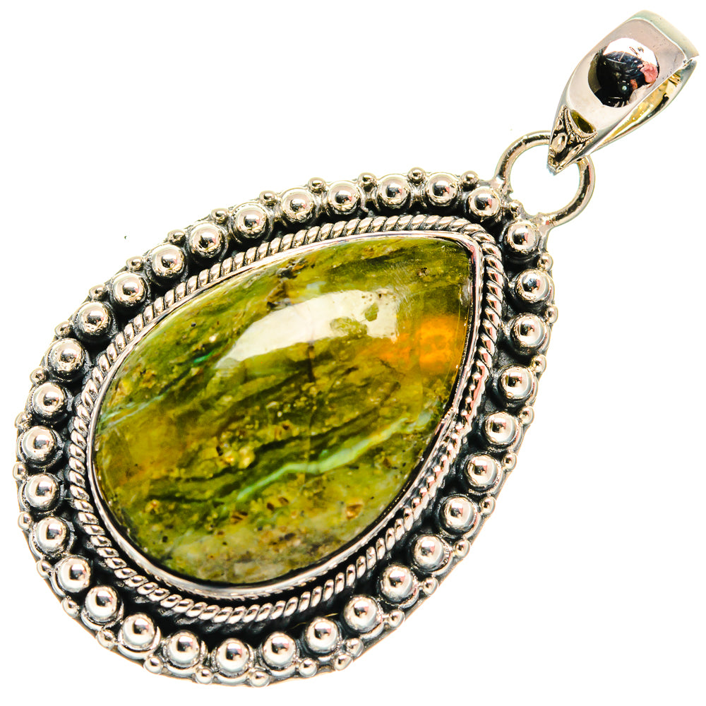Rainforest Jasper Pendants handcrafted by Anasilvercos - PD25860 - Photo 2